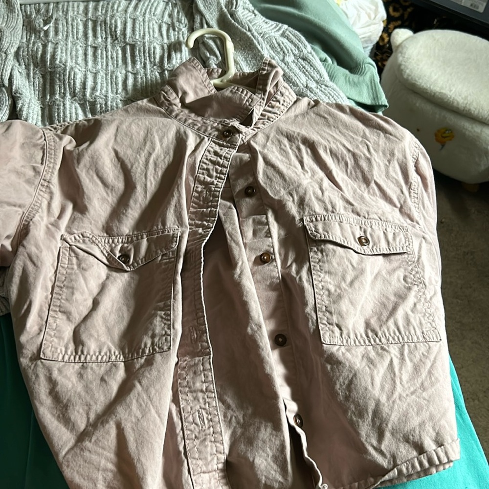 Crop top flannel
